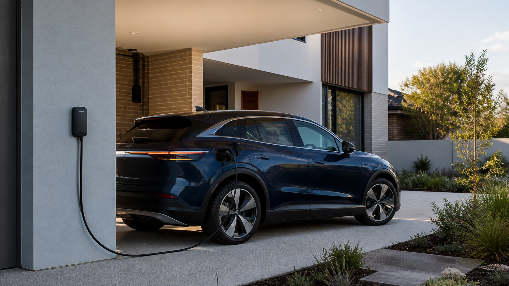 EV charger installed at a Sydney home